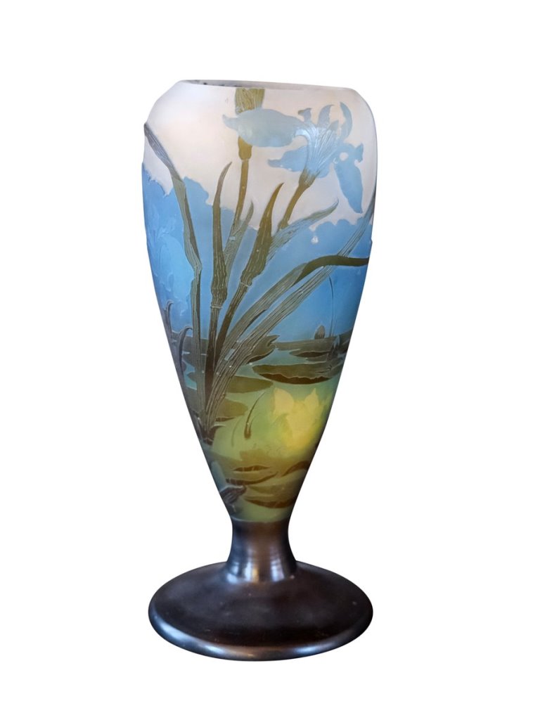 Emile Gallé Vase signiert